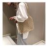 1 Pcs Wind Cotton Handmade Woven Bag Beach Bag One Shoulder Portable Leisure Hollowed Out Tourism And Vacation Fishing Net Bag