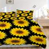 3pcs Sunflower Pattern Bedding Set, Breathable and Soft, Suitable for All Seasons, Ideal for Home Use, Suitable for Bedroom Decor 21181