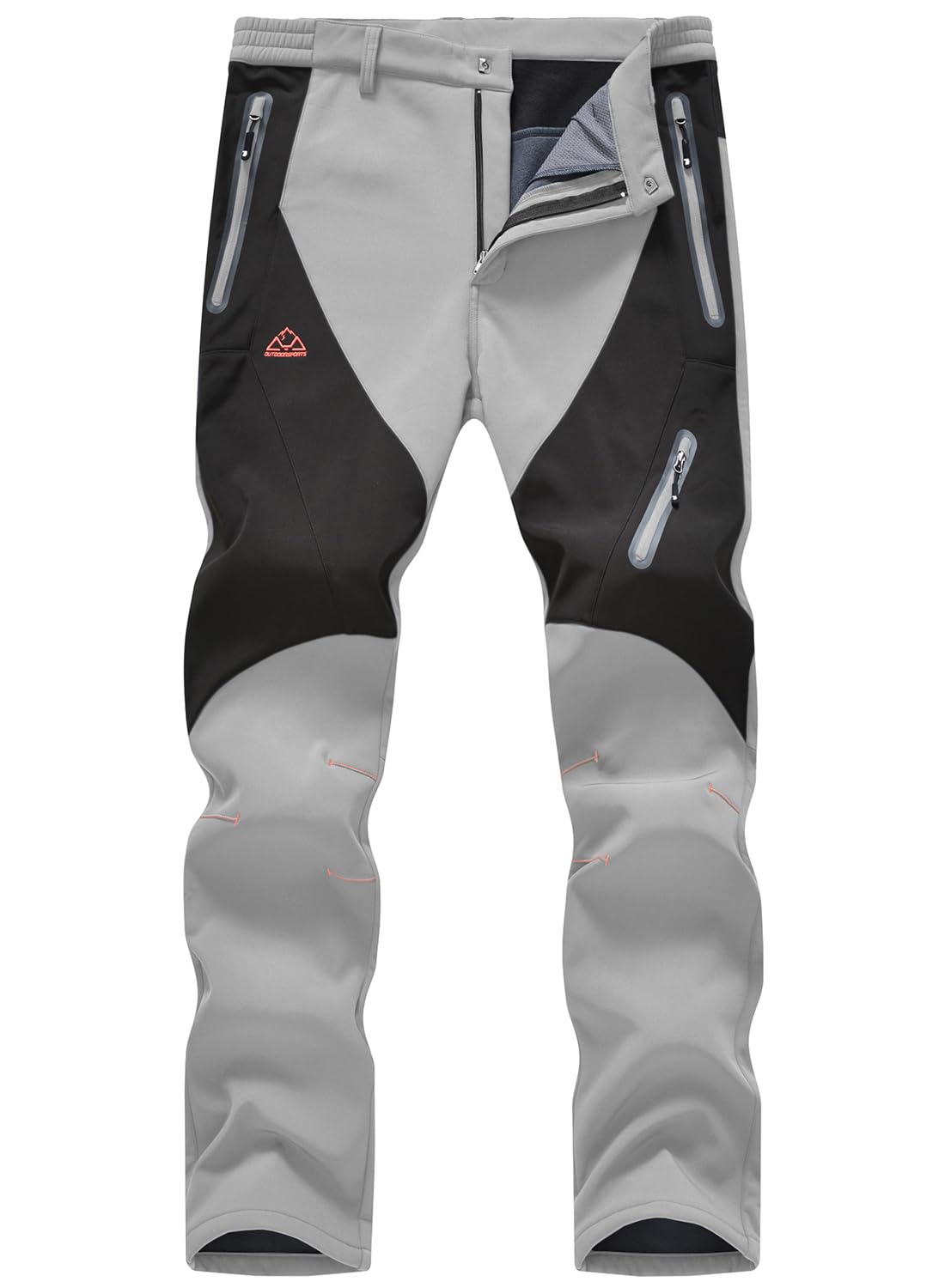 

Gopuune Hiking and Perfect for Outdoor and Light Size Men s Fleece-Lined Pants, Windproof, Water-Repellent, Activities, Climbing, Work, Fishing, More.