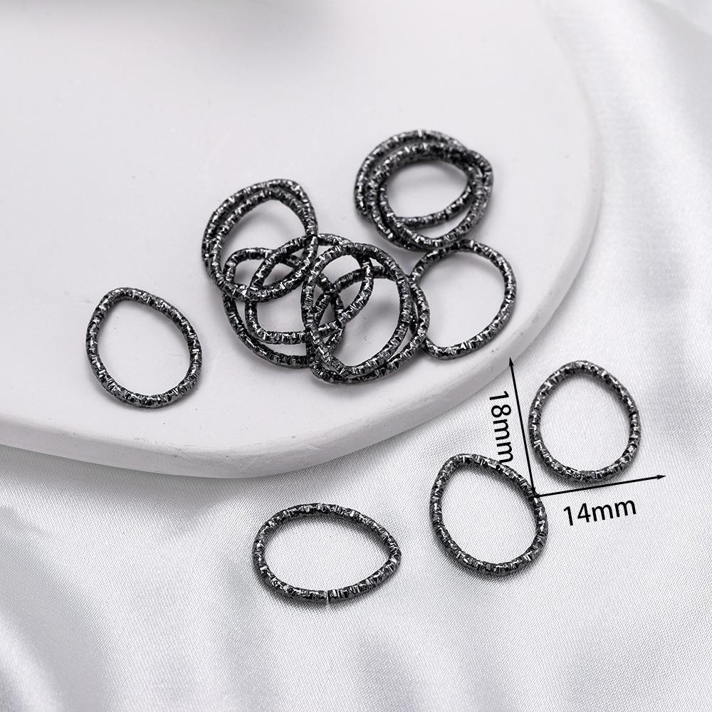 Five-Pointed Star Embossed Twist Ring - DIY Jewelry Accessory