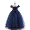 Children Wedding Dress Girls First Holy Communion Formal Long Gown Appliques Lace Princess Party Prom Dresses for Girls 6-14yrs