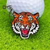 Tiger Golf Ball Marker with Hat Clip Magnetic Metal Golf Ball Marker Hat Clip Golfing Accessory for Men And Women