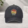 Best Cat Dad Ever Baseball Cap Vintage Washed Cotton Adjustable Snapback Hat for Unisex