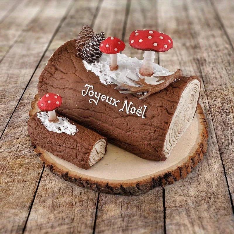 2 Stück/Set Riesige Pilz Silikon Fondantformen Hochzeitstortendekorationswerkzeuge Kuchenformen zum Backen Schokolade Harzformen(Farbe zufällig)