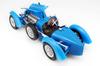 Bburago schaal Bugatti Type 59 diecast auto 1/18 (blauw) 18-12062