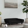 vidaXL Hundebett Schwarz 70x48x22 Cm Samt