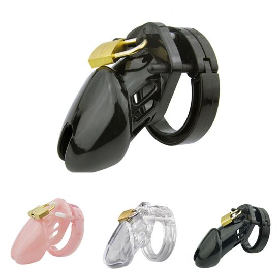 Silicone Male Penis Chastity Device Chastity Cage Lock Flirting Sex Toy SM Prop
