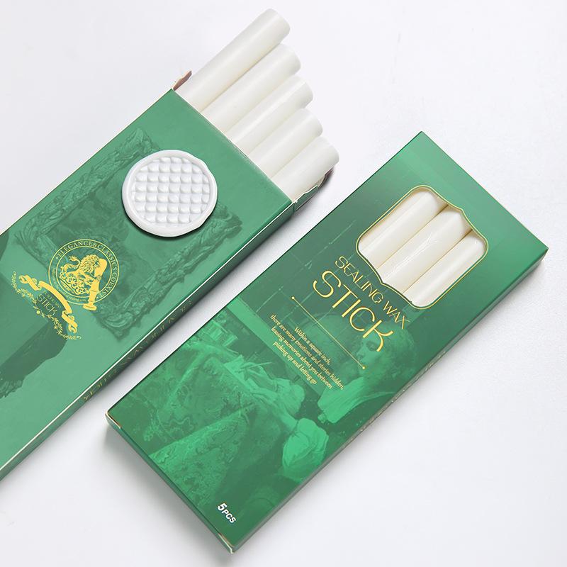 5PCS/Pack Boxed Wax Seal Sticks, Fire Paint Wax Stick Multi-color for You To Choose, Can Be Used with Glue Gun