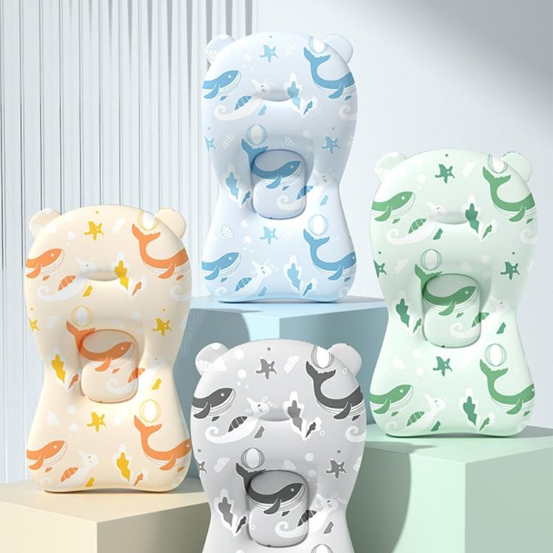 Infant Baby Bathing Pad Soft & Lightweight Newborns Bath Net Toddler Bath Rack Shower Accessories for Safe Bathing