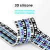 1Pair Tennis Football Casual Shoes Shoe Laces 110CM Silicone Shoelaces Anti-Slip Flat Rope Shoelaces for Sneakers Accessories