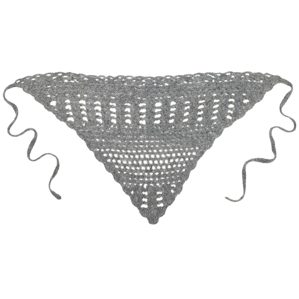 Fascia Morbida a Maglia Foulard per Capelli Lavorato a Crochet alla Moda Fascia per Capelli all'Uncinetto Donna