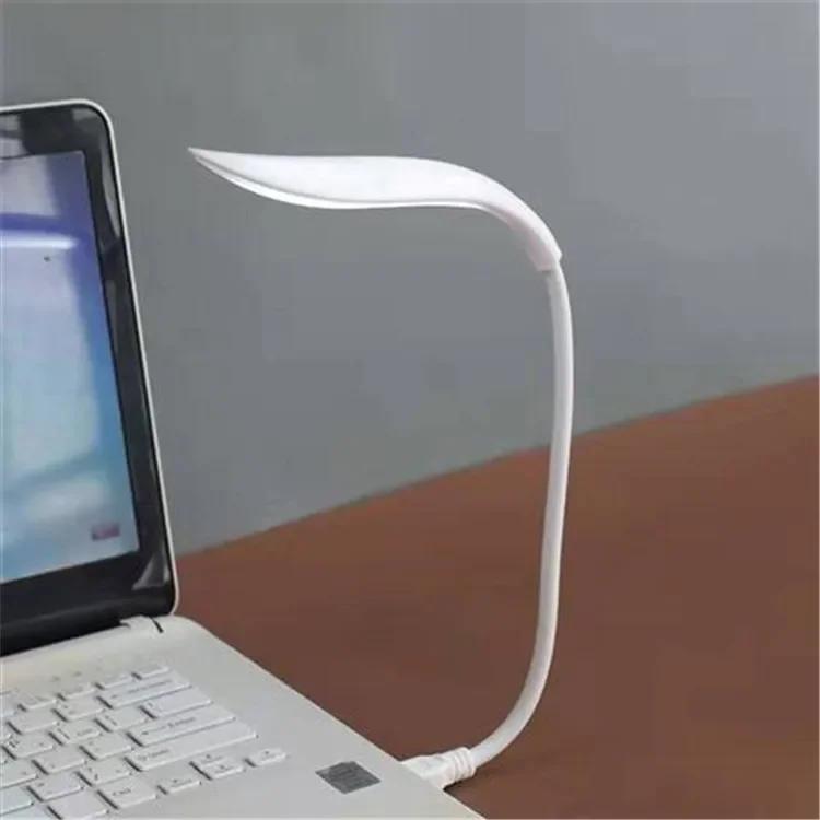 LED Night Light Mini Portable USB Touch Sensor Dimmable Table Desk Lamp for Power Bank Camping PC Laptops Book Night Lighting