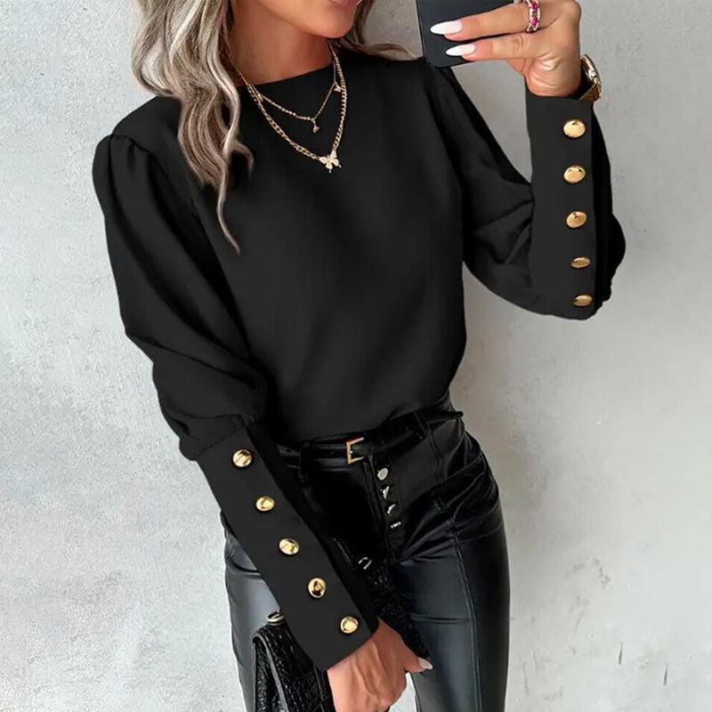 Dámské sexy krajkové topy s odhalenými zády, dámské halenky s dlouhým rukávem a knoflíky, OL kancelářská blůza