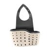 Modern Plastic Hanging Basket  Adjustable Shoulder Strap Sink Organizer with Multifunctional Drainage Spongen Rack Kitchen Tool