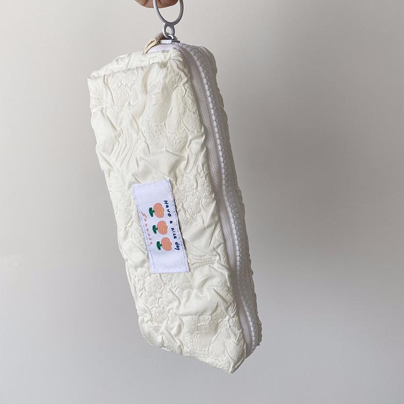 Large Storage Capacity Pen Bag Fashion Simple Classic Practical Girls Style