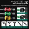 1/2/3Pcs Durable Non-slip Magnetic Bit with Spring Hexagonal Electric Screwdriver Cross Batch Head Electrician Tools