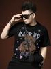 European High-End Rhinestone Short-Sleeve T-Shirt for Men, Trendy Brand Fashion 2025 New Summer Casual Half-Sleeve Top