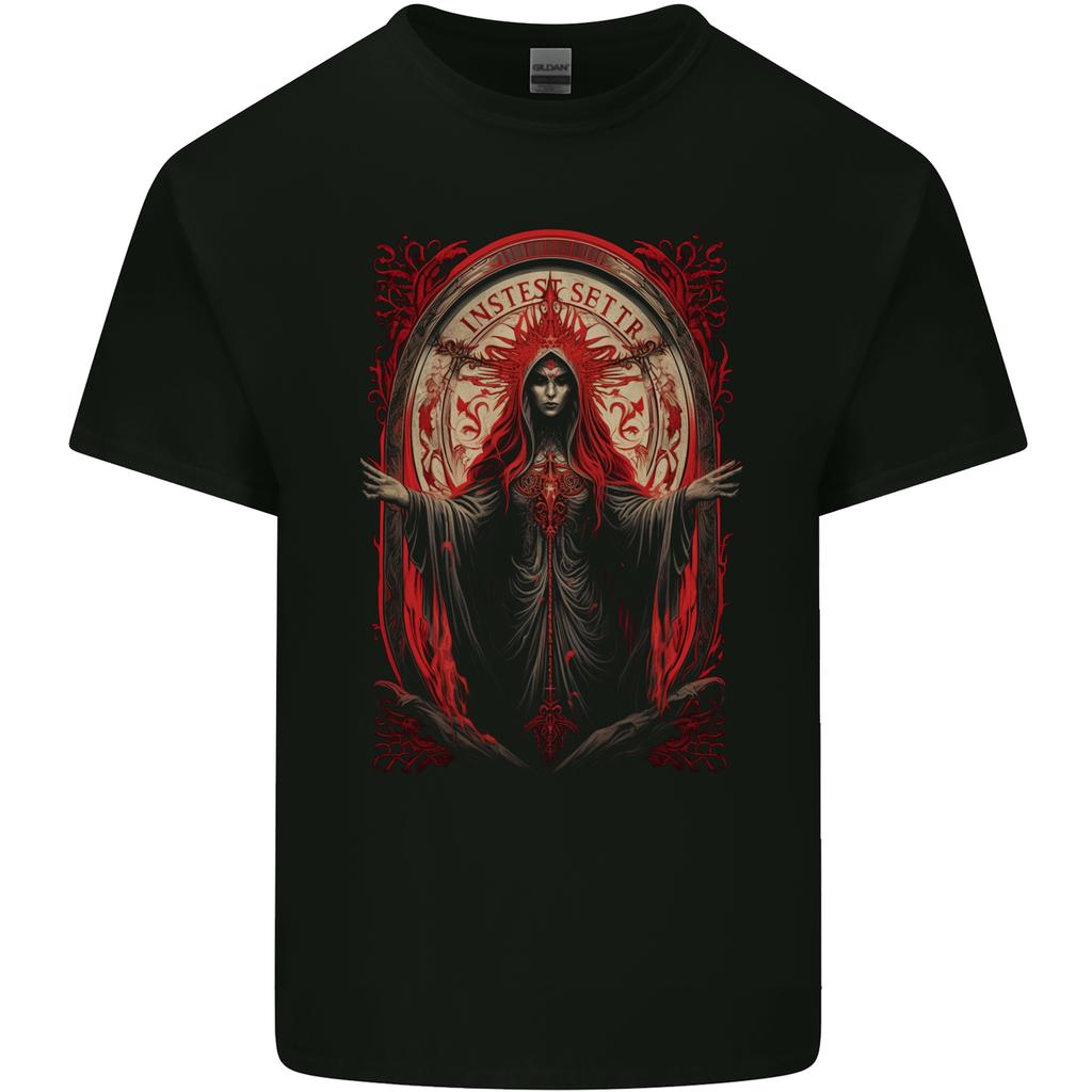 Evil Witch Satanic Halloween Unisexs Light Cotton TShirt