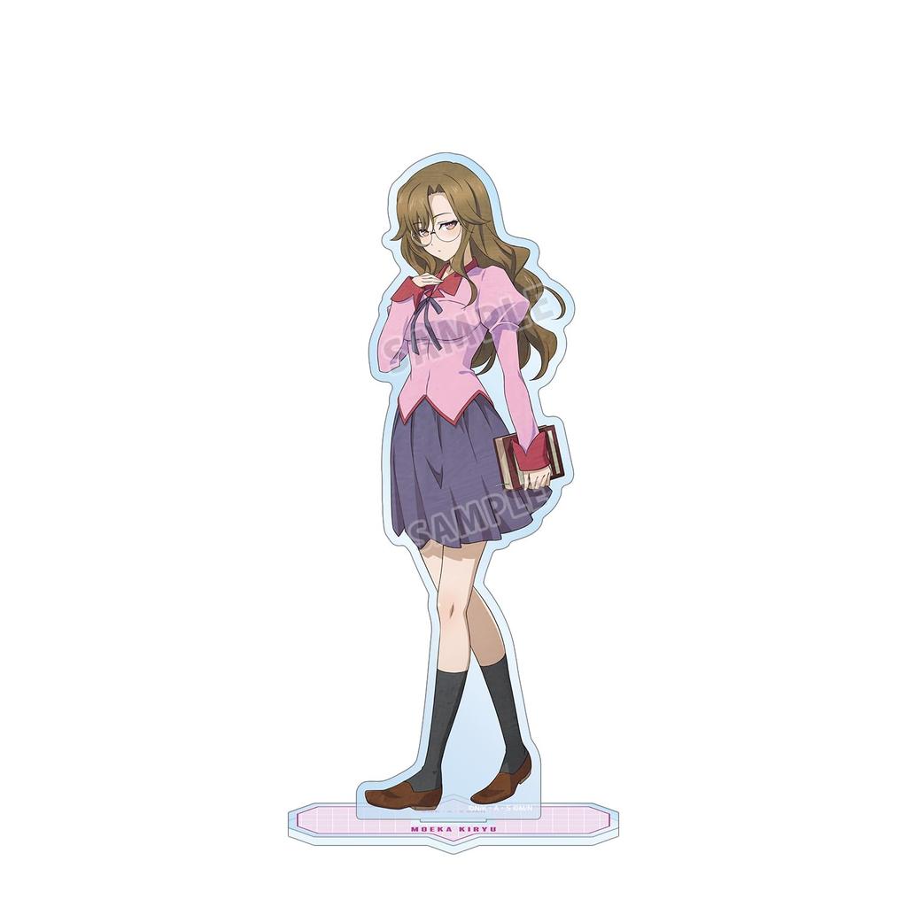 Monogatari Series x STEINS GATE Original Illustration of Moeka Kiryu Collaboration Big Acrylic Stand Ver.