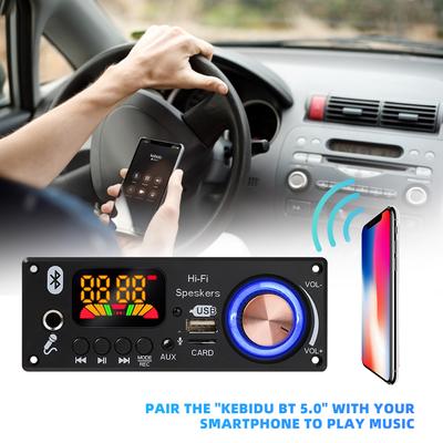 8V-24V Bluetooth V5.0 Mp3 Decoder Board TF FM Radio Module Wireless Audio Receiver with Microphone For Handsfree Call Recording