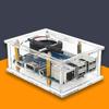 Clear Acrylic Protective Case For PI 4A Components Enhances Cooling And Visibility Durability