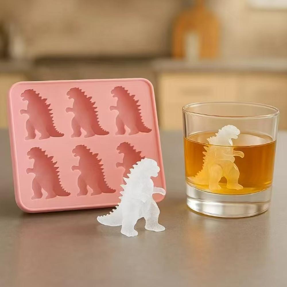 3D Animal Ice Molds 6 Holes Ice Cube Tray Mold Animal Shape Ice Mold Ice Ball Maker Kitchen Bar Utensils Tool Accessories