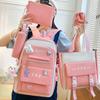 Primary School Boys Five Piece Set Junior High School Students High School Students Backpack Female College Students Backpack