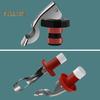 Wine Bottle Stopper Leak-proof Wine Stopper Push-type Design Silicone Wine Bottle Sealer for Home Kitchen