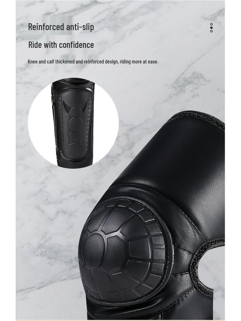 Motocyklowe Zimowe Nakolanniki: Wiatroodporne, Mrozoodporne, Antykolizyjne, Pogrubione Ochraniacze Skorupy Żółwia dla Ciepłej Jazdy