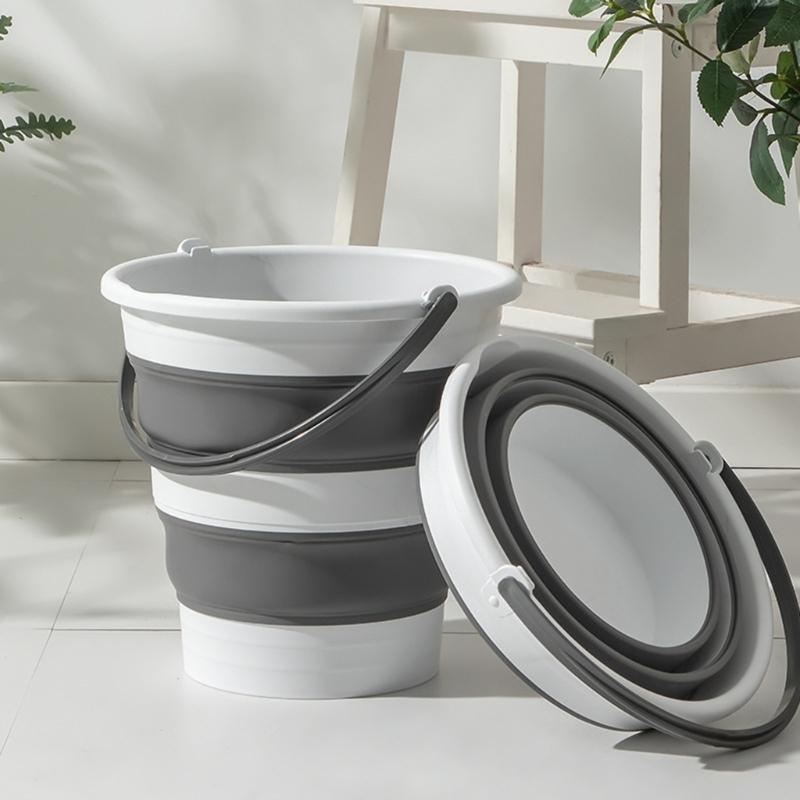 Folding Bucket Fishing Camping Washing Water Pail Outdoor Water Bucket Outdoor