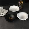 Creative Cloud Striped Ceramic Dinner Plate Western Tableware Irregular Soup Bowl Dinner Pasta Plate Home Cooking Plate Kitchen