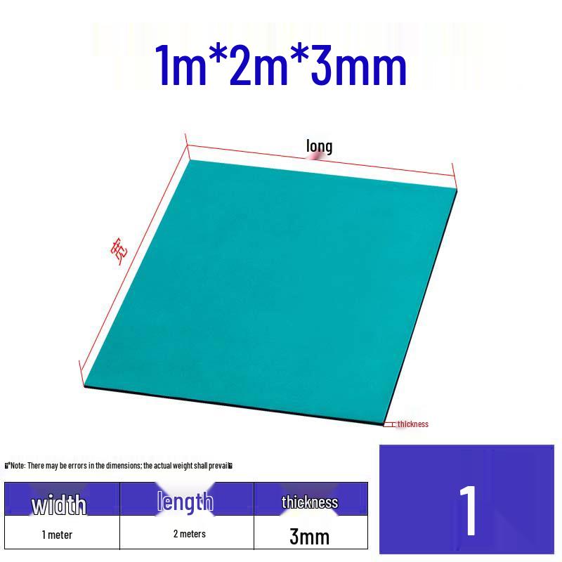 Green Anti-Static High-Temp Resistant Rubber Workbench Mat