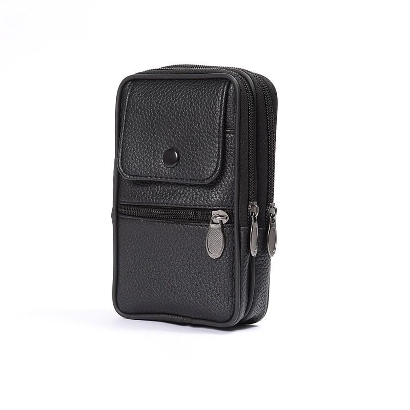 

Men s Leather Belt Phone Pouch - Waist Pack & Wallet for Work