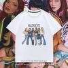 Stylish Katseye Idol Figure T Shirt Kpop Unisex Short Tee Boys Girls Megan Daniella Manon Lara Sofia Yunchae Street Fashion Top