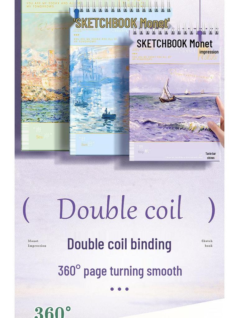 Premium Hardcover Detachable Sketchbook for Art Students with Thick Drawing Paper