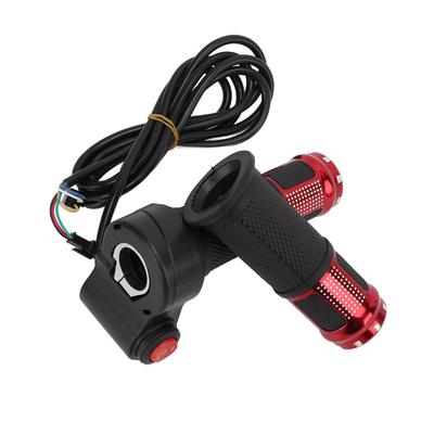 12 V?99V Universeller 6-Kern E-Bike Gasgriff mit zwei Abschnitten drei GeschwindigkeitenRot