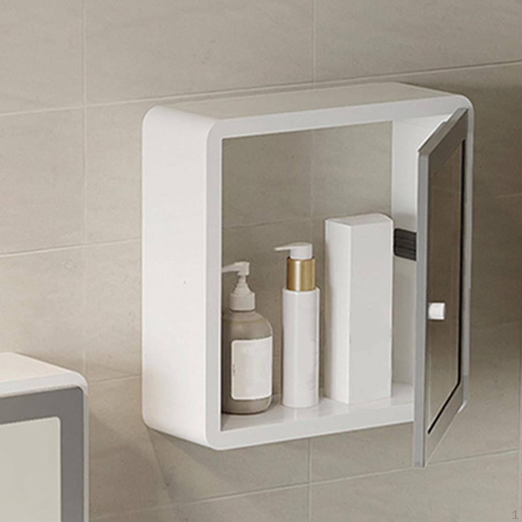 Buy Kitchen Bathroom Floating Shelf Shampoo Cosmetic Waterproof Bedroom ...