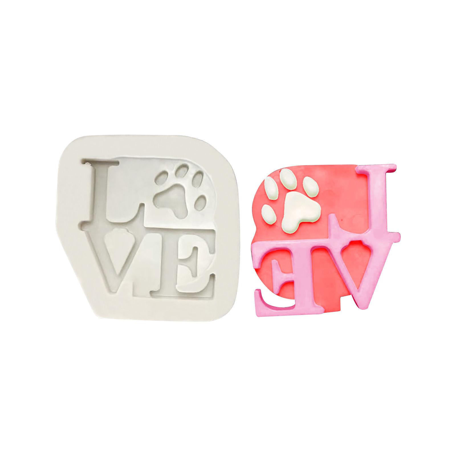 

День святого Валентина DIY шоколадный торт инструмент для выпечки силиконовые формы для ароматерапии эпоксидной смолы D