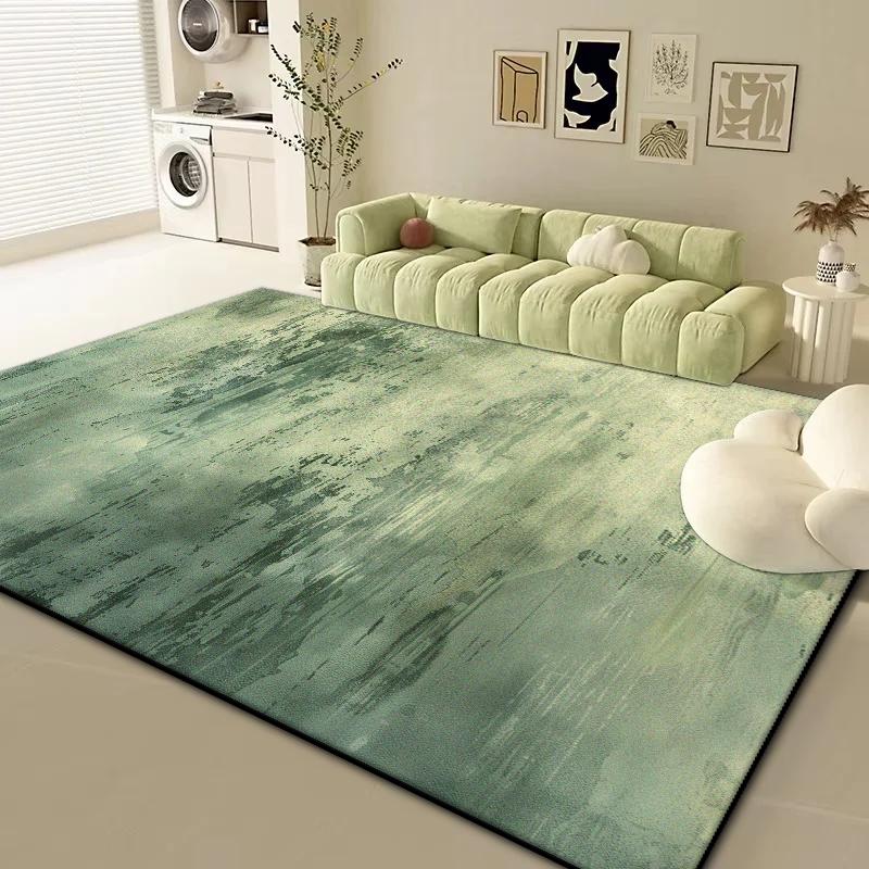 

Сучасні Зелені Великі Килими для Прикраси Вітальні Домашній Мінімалізм Килими Нековзний Килим Приліжковий для Спальні Миється Килимок для Дивана 180*280cm