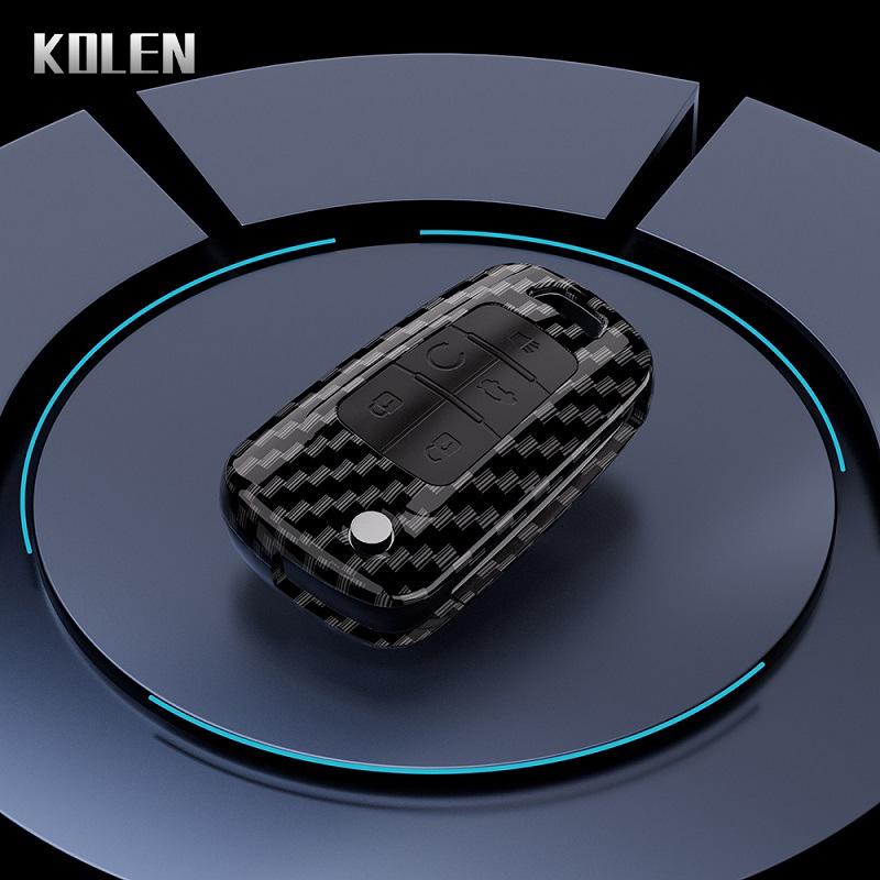 Abs Carbon Fiber Car Key Case Cover For Chevrolet Cruze Aveo Trax Sail Malibu Captiva Opel Vauxhall Astra J Corsa Insignia Mokka