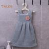 Hand Towel Princess Dress Shape Wipe Towel Soft Coral Fleece Hanging Towel for Home Kitchen Bathroom