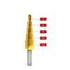 4-12mm Triangle Shank Step Drill Bit for Drilling PV Board, Iron & Aluminum Plates