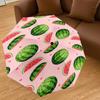 1PC Watermelon Heart Automatic Open/Close Umbrella Compact Folding Umbrella with 8-Rib Shaft Lightweight Esign, Highquality Fabric1200A