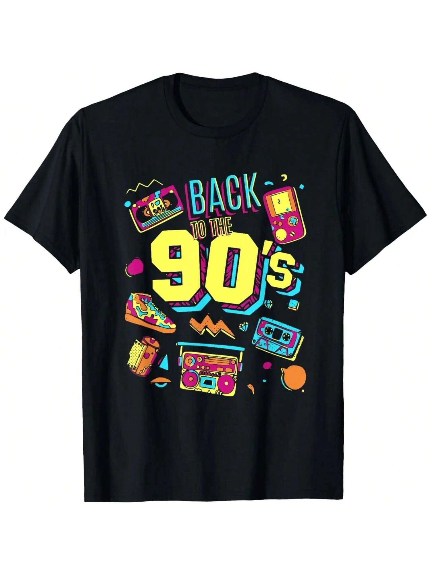 Vintage Back To The 90s Retro Cool 90 s Graphic T-Shirt S разноцветный