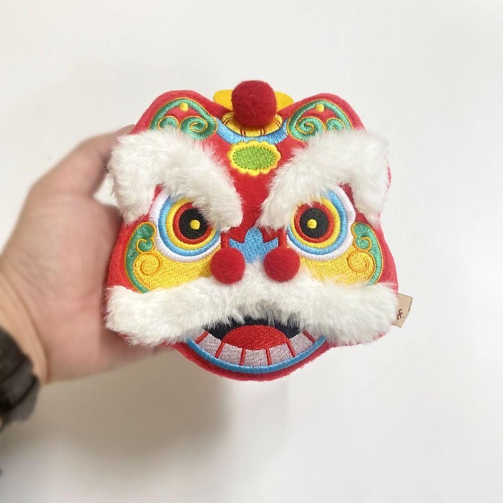 Zipper Chinese Dancing Lion Bag Wallet Lion Dance Coin Pruse Casual   Kids