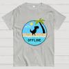 Dinosaur Offline Nerdy T-Shirt