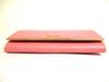 Authentic PRADA Saffiano Metal Pink Leather Bifold Long Flap Wallet #a126  Refurbished