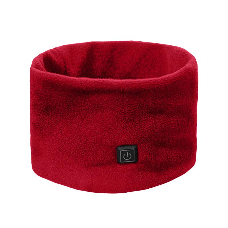 Unisex USB vyhřívaná elektrická fleecová šála se třemi rychlostmi pro hřejivý krk a ochranu proti chladu
