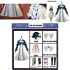 Stunning Violet Evergarden Cosplay Costume Set For Women At Halloween Party