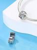 Gemstone Starry Sky Beadsclips And Spacers Charm Silve Plated Fit Charms Copper Originalbracelet For Jewelry Making Diy Charm